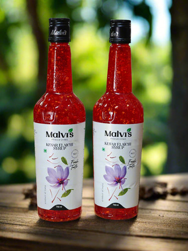 Malvi's - Kesar Elaichi Syrup 750ml